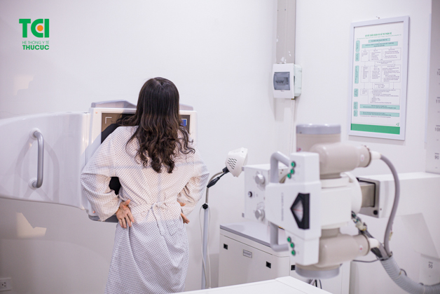 Hệ thống máy chụp X-quang công nghệ mới nhất tại bệnh viện Thu Cúc.