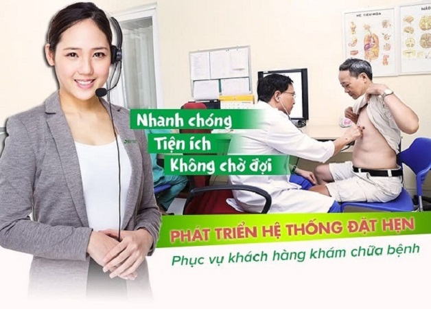 Hỗ trợ tư vấn, đặt lịch khám nhanh chóng qua tổng đài 1900 558892 giúp người bệnh tiết kiệm thời gian tối đa