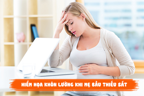 Hiểm khoa khôn lường khi mẹ bầu thiếu sắt