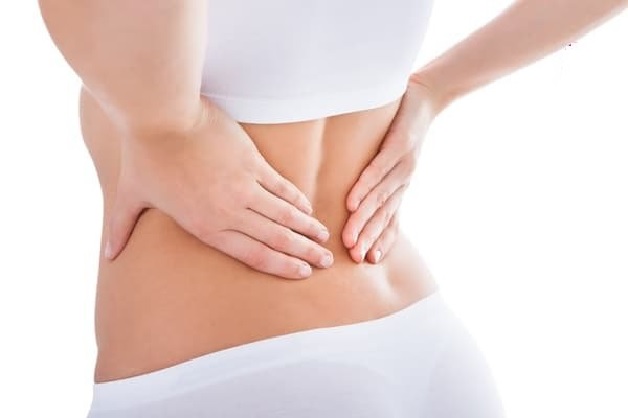Đau lưng và đau hông là dấu hiệu đau xương mu khi mang thai