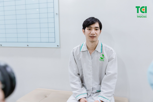 Anh Kiều Xuân Long (34 tuổi, Hà Đông) chia sẻ cảm nhận sau khi thực hiện phẫu thuật nội soi mũi xoang và cắt amidan tại Thu Cúc.
