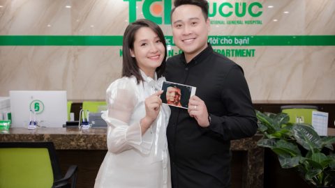 Diễn viên Trịnh Khánh Linh đi khám thai 36 tuần