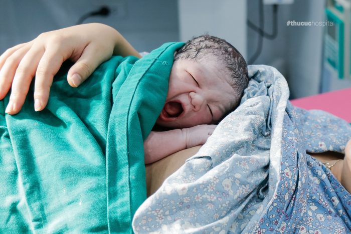 Áp da sau sinh hiện được áp dụng với tất cả các mẹ bầu đăng ký sinh tại bệnh viện Thu Cúc