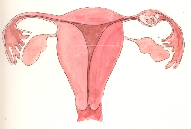 Ra máu khi mang thai có thể báo hiệu thai phụ mang thai ngoài tử cung