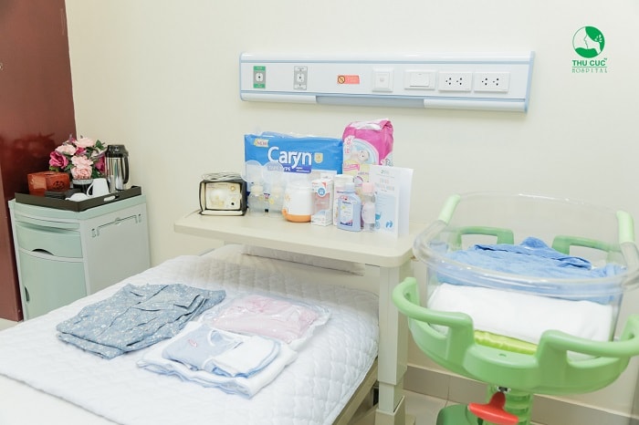 Mẹ và bé không phải chuẩn bị bất cứ đồ dùng gì khi đi sinh tại bệnh viện ĐKQT Thu Cúc