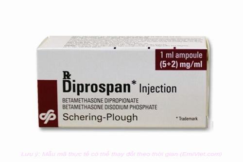 Diprospan tiêm là loại thuốc để tiêm vào đâu?