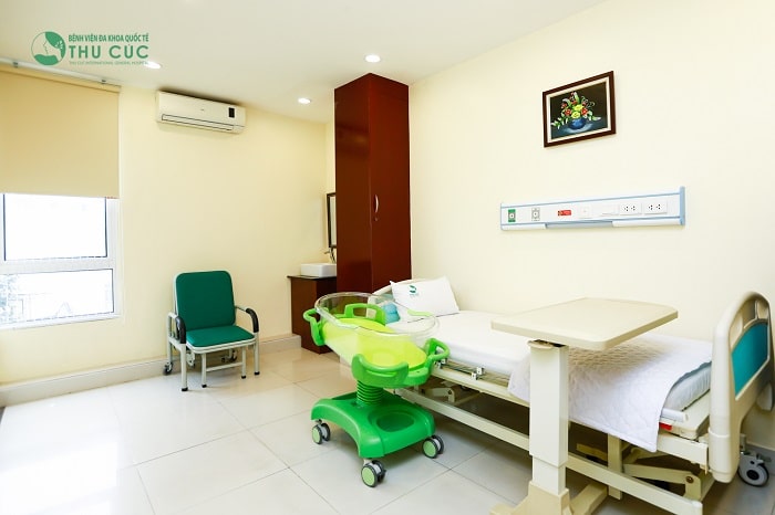 Phòng lưu viện tiện nghi, thoải mái tại bệnh viện ĐKQT Thu Cúc