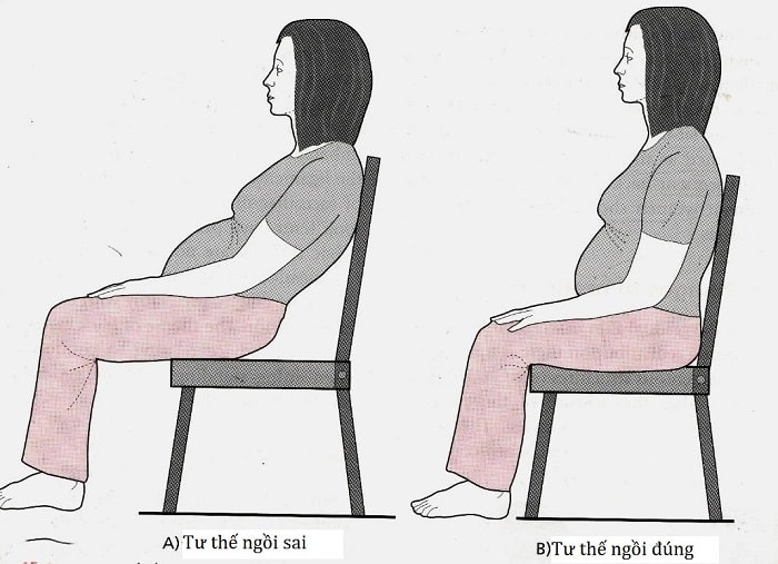 Tư thế nằm và ngồi đúng cách trong 3 tháng đầu mang thai | TCI Hospital
