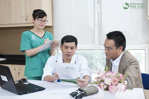 Người bệnh cần đi khám để làm các xét nghiệm cụ thể nhằm chẩn đoán chính xác tình trạng sức khỏe
