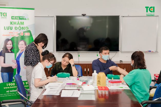 chi phí gói khám sức khoẻ doanh nghiệp tại TCI