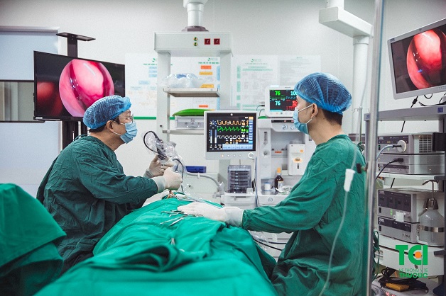 Hệ thống phẫu thuật nội soi Karl Storz (Đức) được sử dụng trong điều trị tại Hệ thống Y tế Thu Cúc TCI