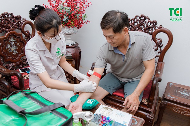 lấy mẫu xét nghiệm