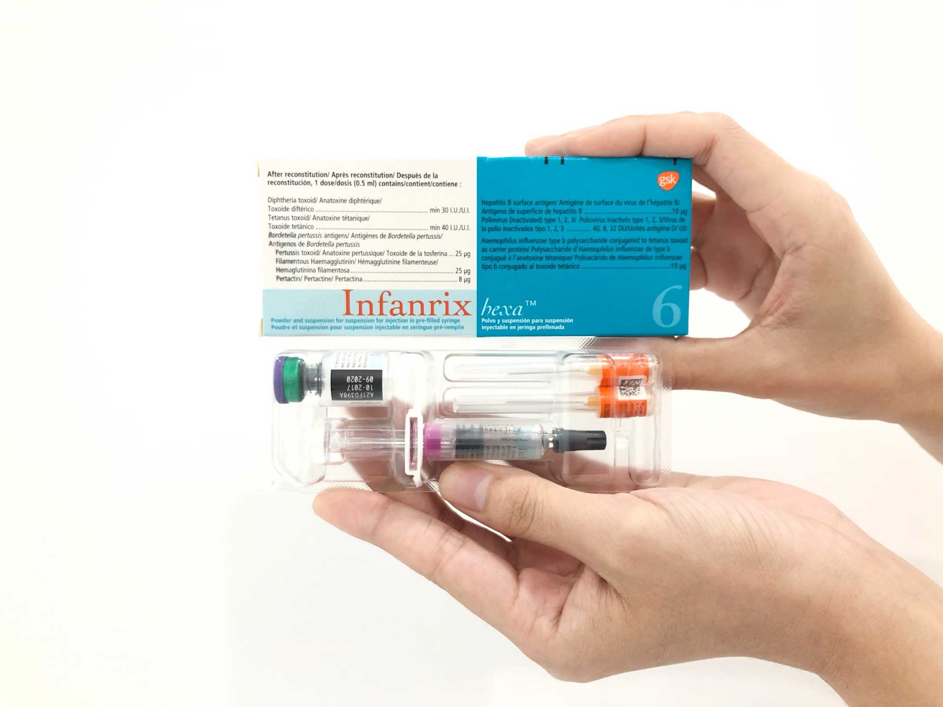 Vắc xin 6in1 Infanrix Hexa (Bỉ)