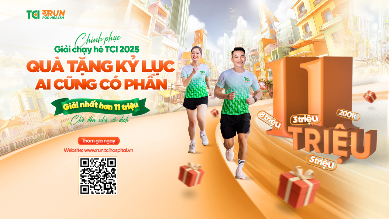 Phát động giải chạy bộ online tháng 5-6-7/2025 – TCI Run for Health