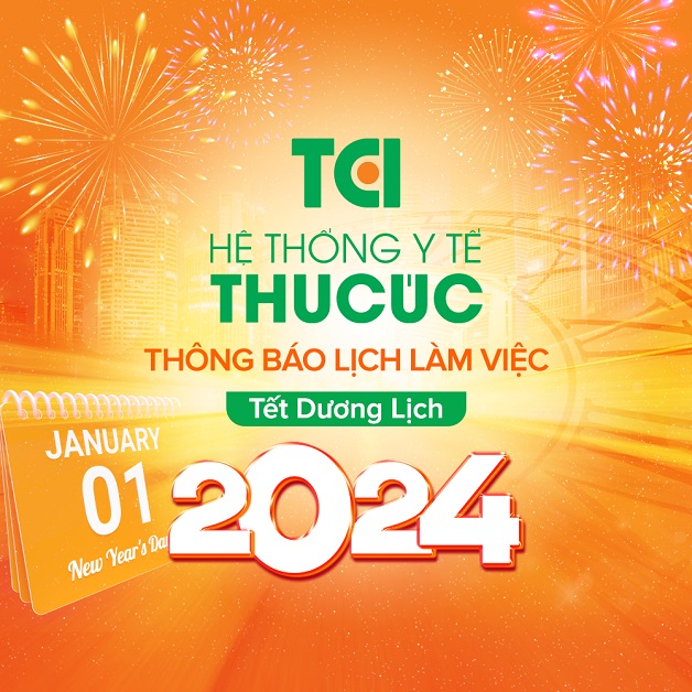 Lịch làm việc Tết Dương lịch Thu Cúc TCI