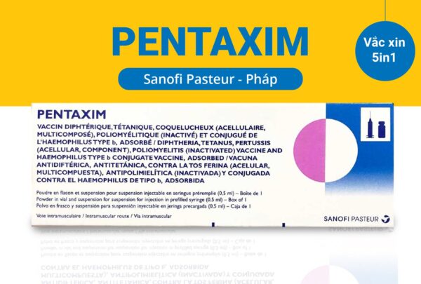 Vắc xin Pentaxim 5 trong 1 là một trong những lựa chọn phổ biến và hiệu quả giúp bảo vệ trẻ.