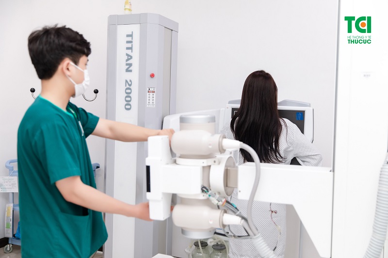 chẩn đoán áp xe vùng phổi